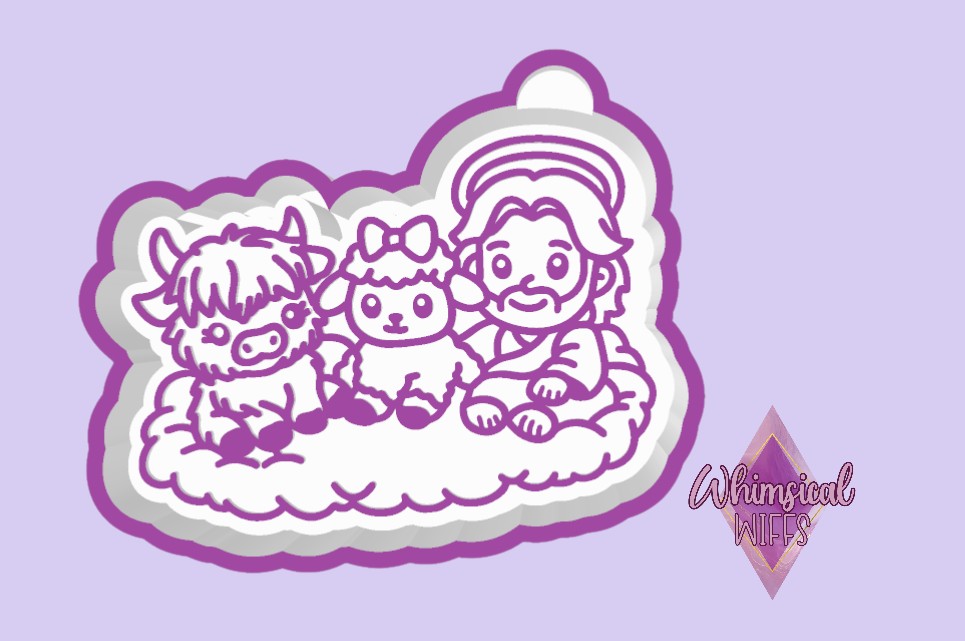 Jesus with animals Mold