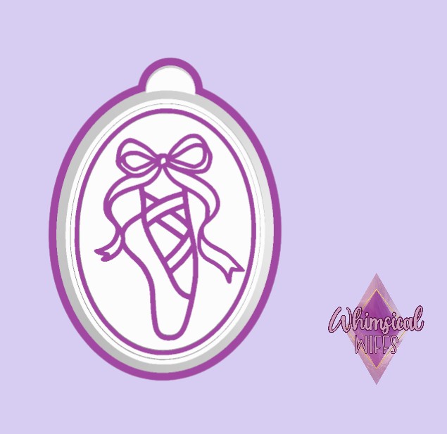 Ballet Slipper in Frame Mold