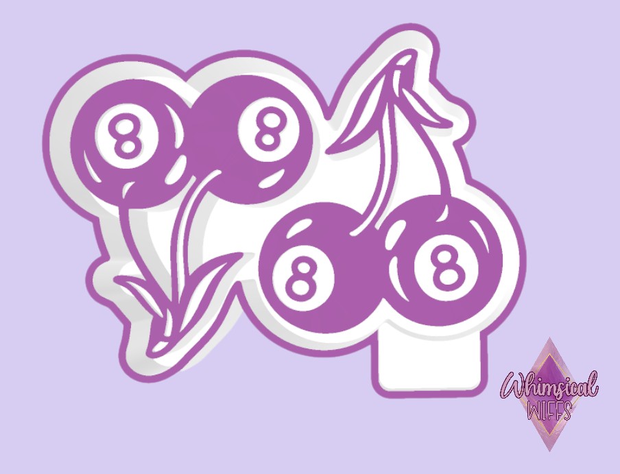 8 Ball Cherry Vents Mold