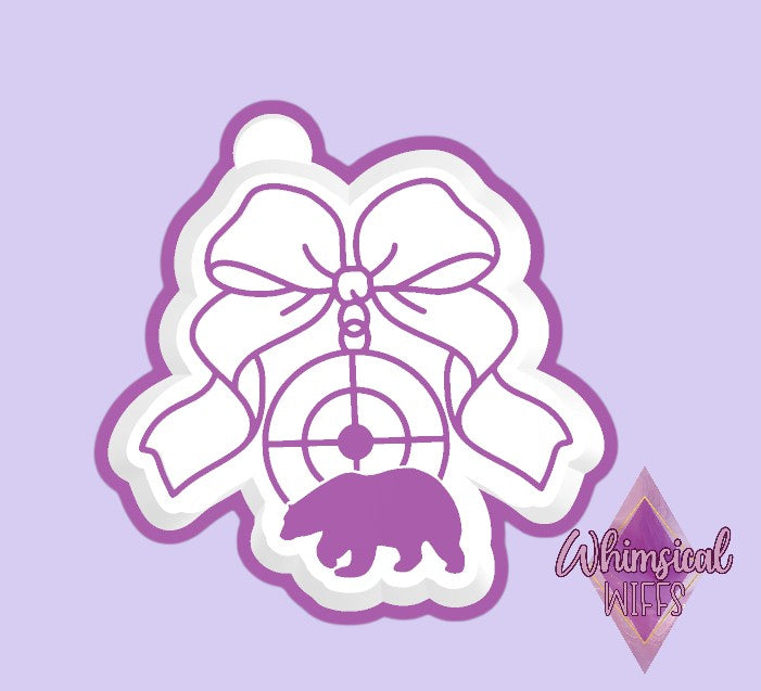 Hunting Bear Charm Mold