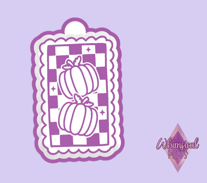 Pumpkin Duo Long Stamp Mold