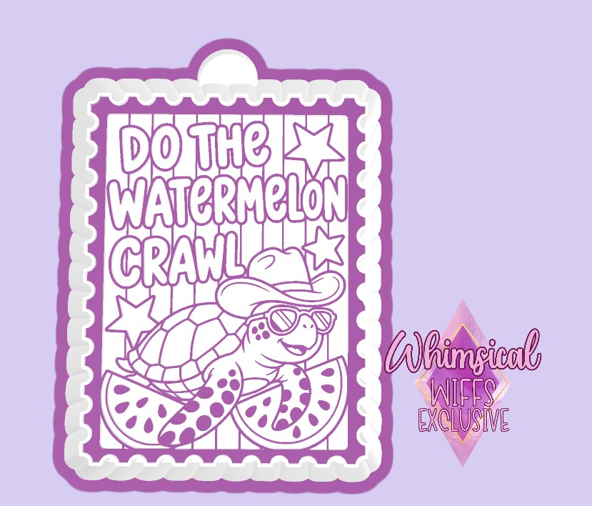 Watermelon Crawl Turtle Mold