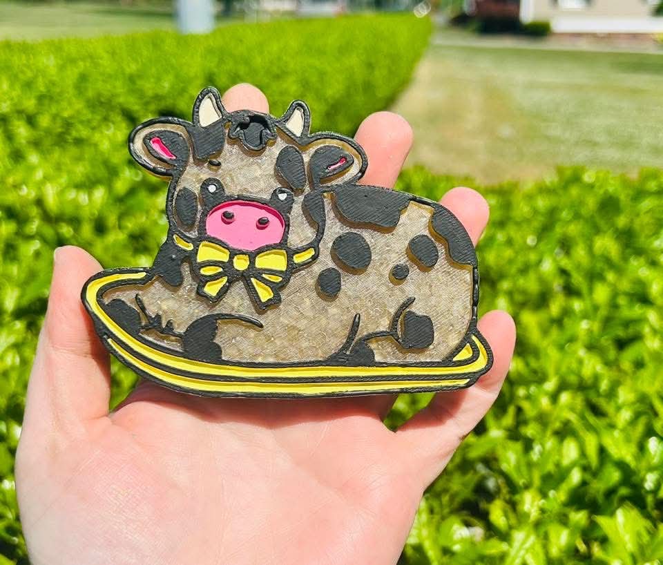 Cow in Shoe Freshie