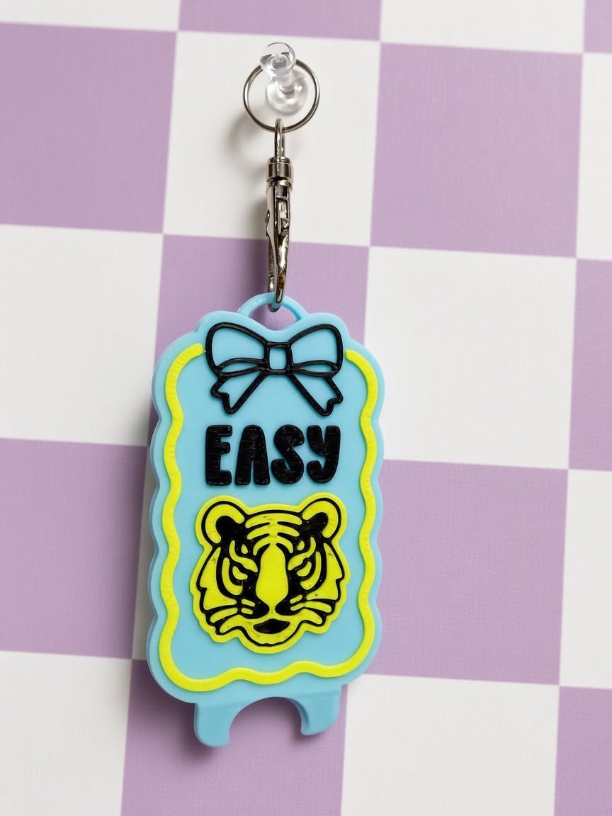 Easy Tiger nail saver with keychain clip
