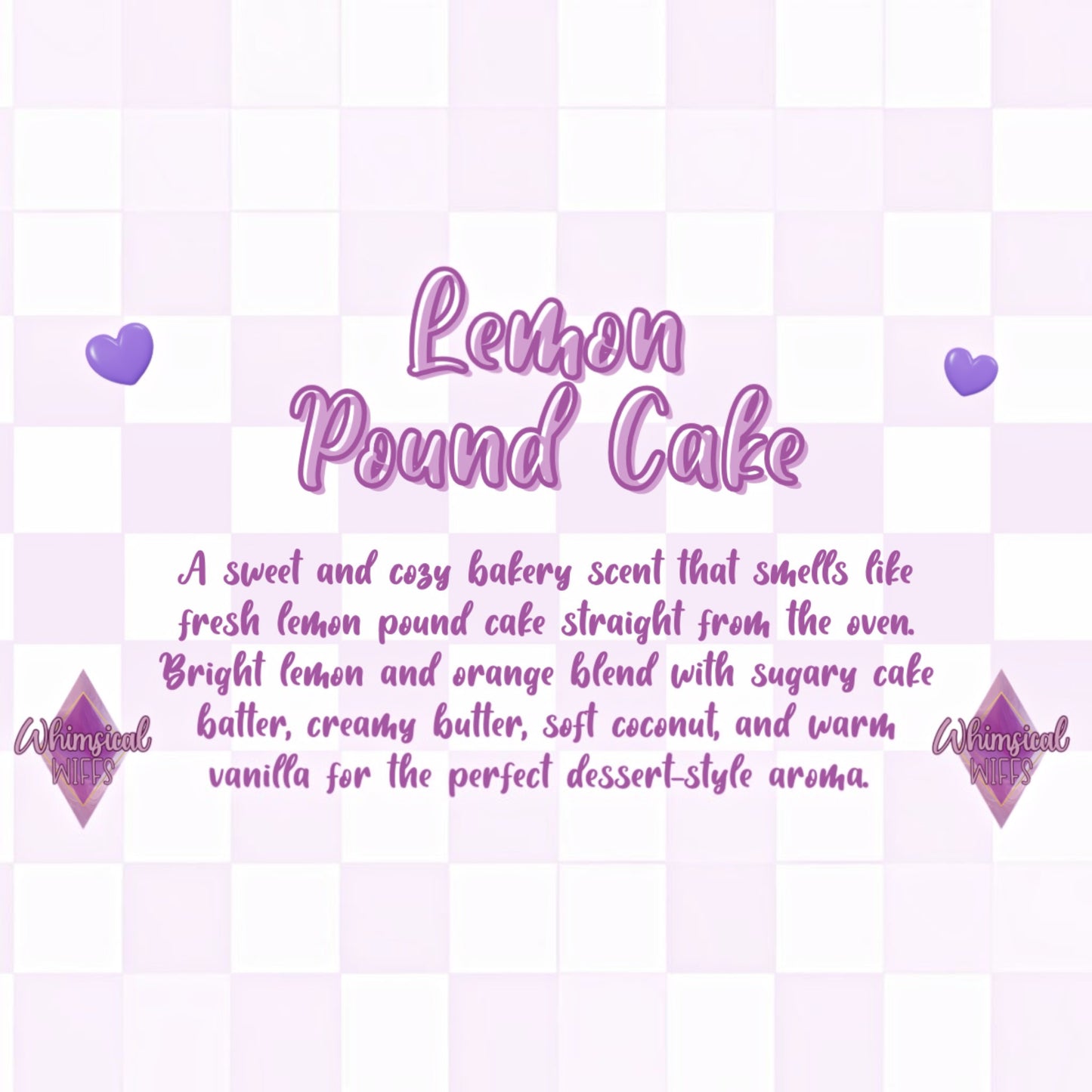 Lemon Pound Cake Prescented Aroma Beads