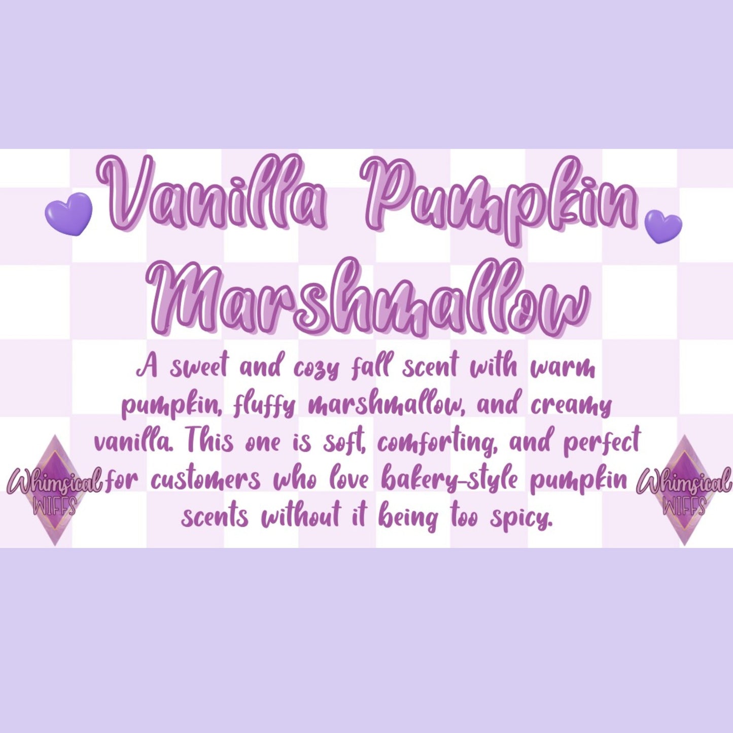 Vanilla Pumpkin Marshmallow Prescented Aroma Beads