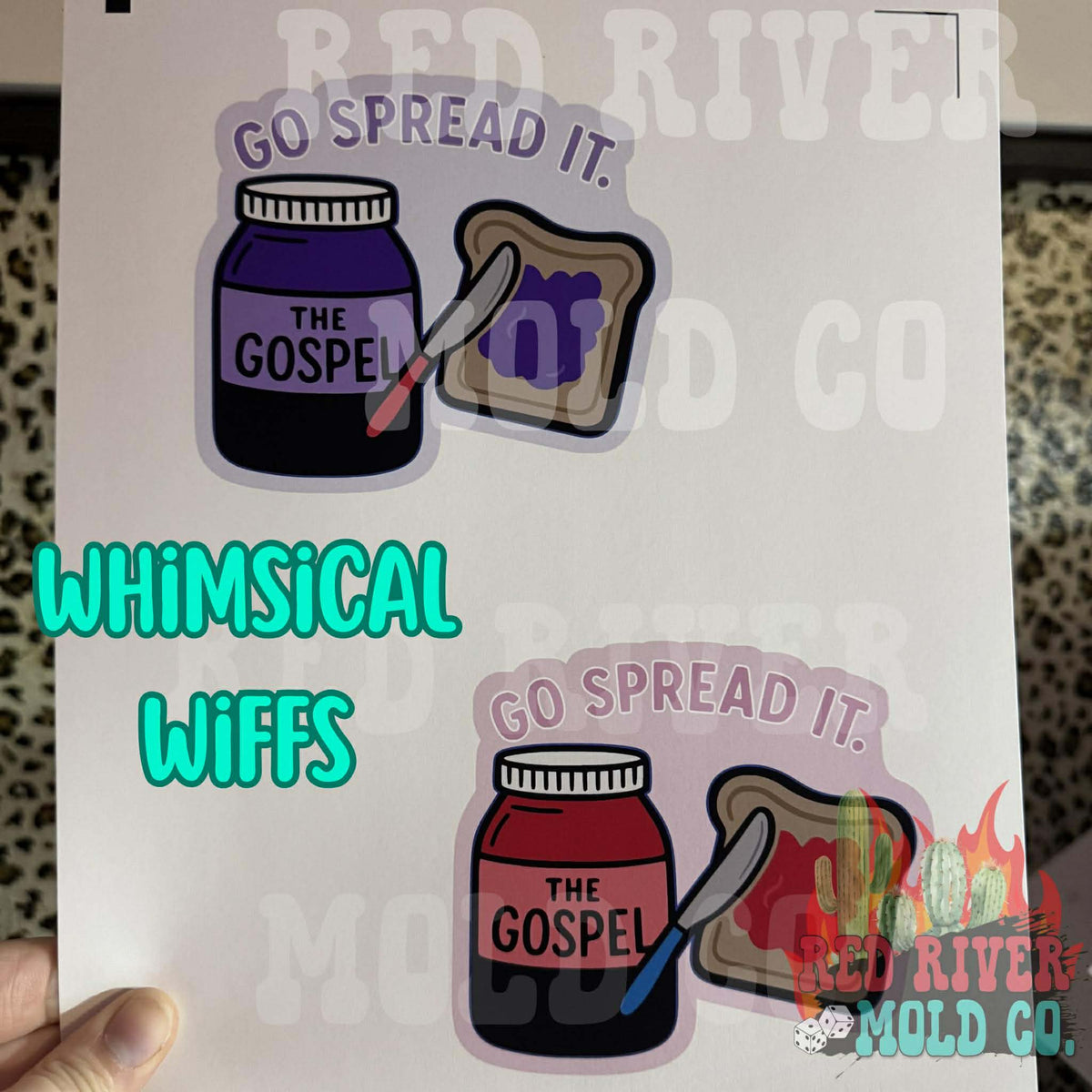 Whimsical Wiffs The Gospel Go Spread It cardstock grab bag (10 ct)