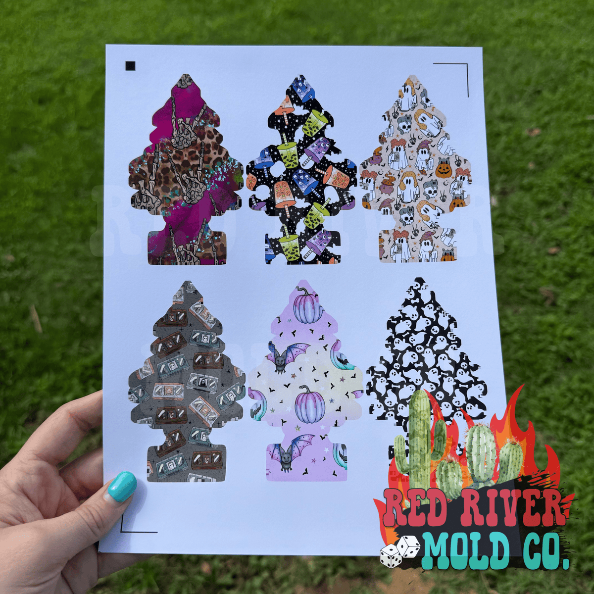 Whimsical Wiffs Tree cardstock grab bag (12 ct)