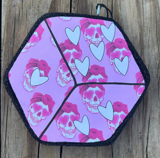 Heart Dice Cardstock Freshie