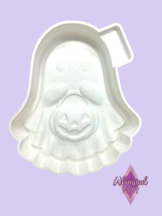 Ghost Holding a Pumpkin 3D Silicone Mold