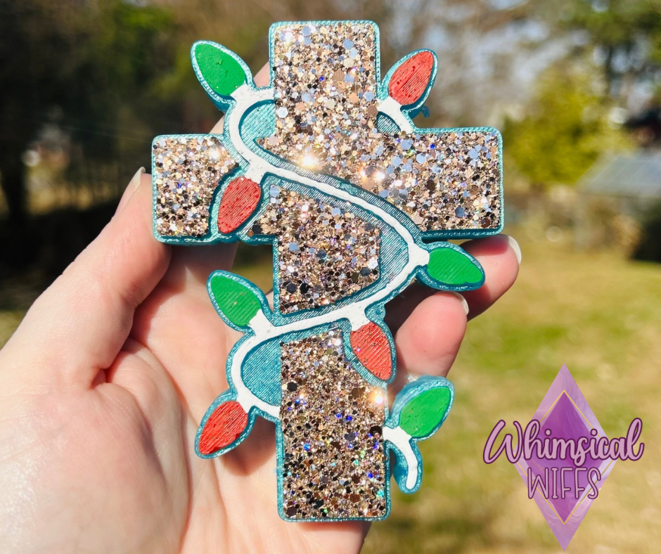 Cross with Lights Freshie