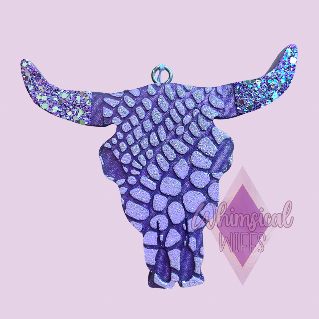 Alligator Bull Skull Freshie