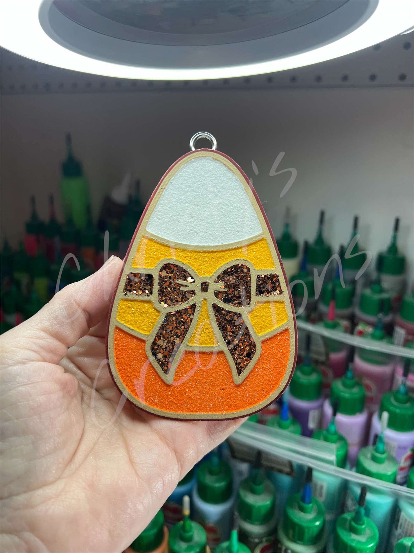 Candy corn with Bow Mold