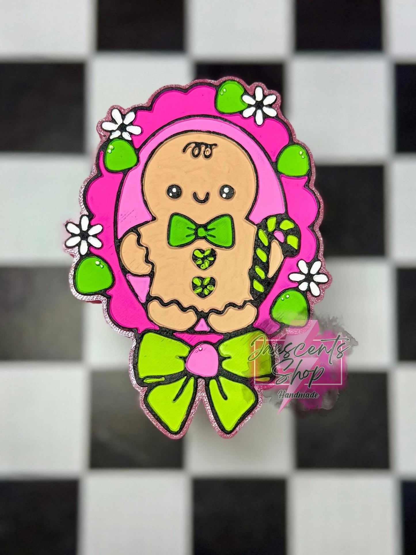 Gingerbread in Bow frame Mold