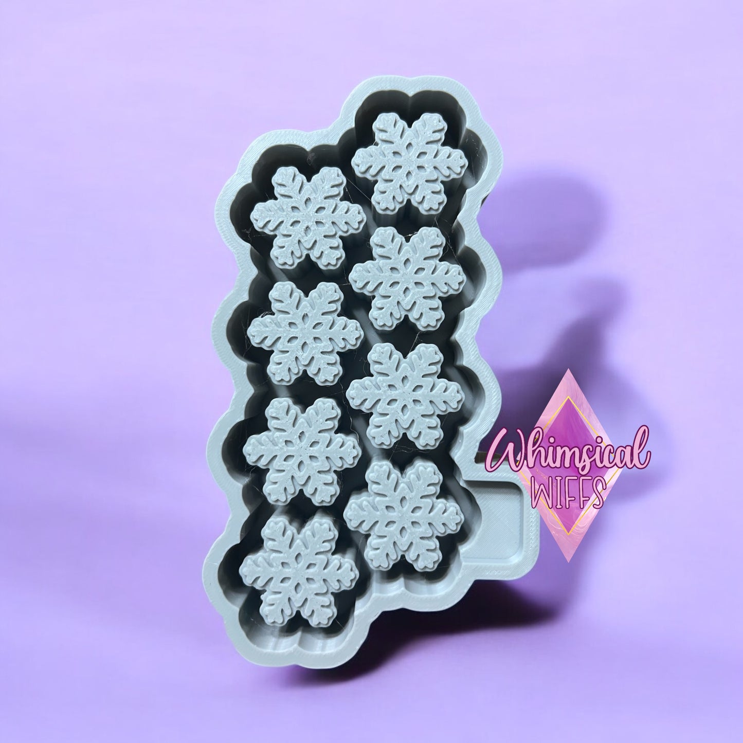 Snowflake wax melt mold