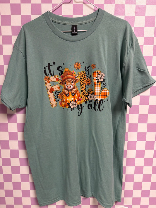 It's Fall Y'all Shirt graphic T-shirt by Radiant & Flare Apparel