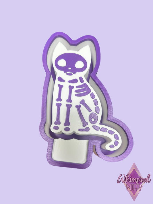 Skeleton Cat Mold