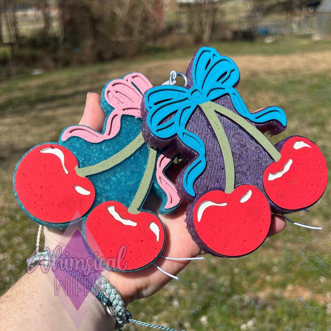 Cherries with bow