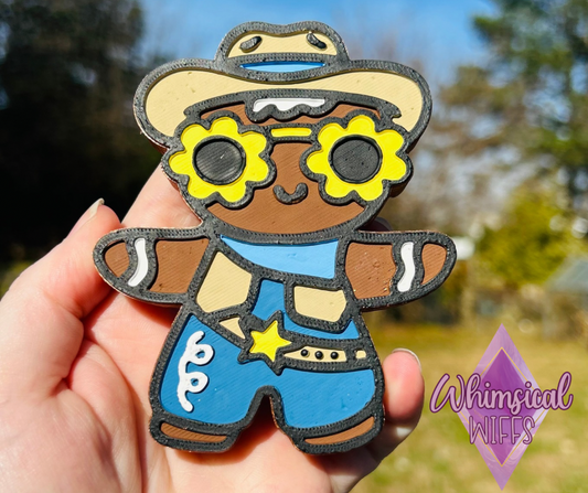 Cowboy Gingerbread Freshie