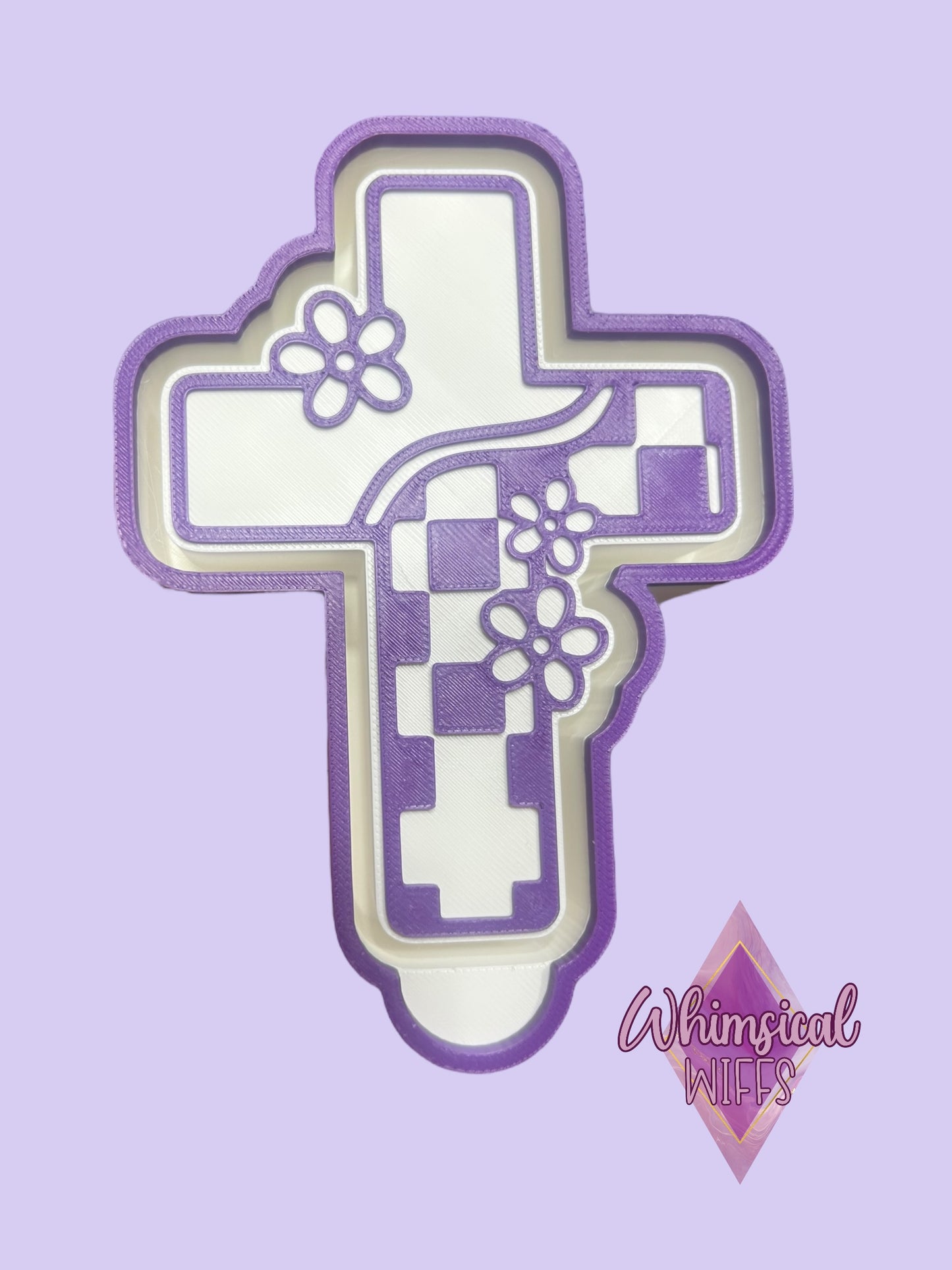 Checkered Cross Mold