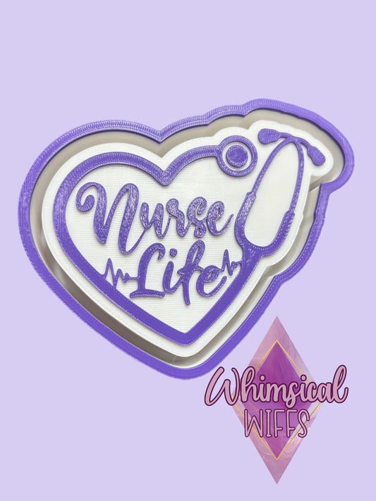Nurse life Heart Mold