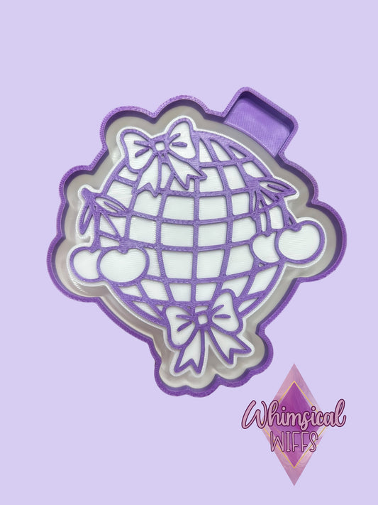 Disco with cherries & bows Mold