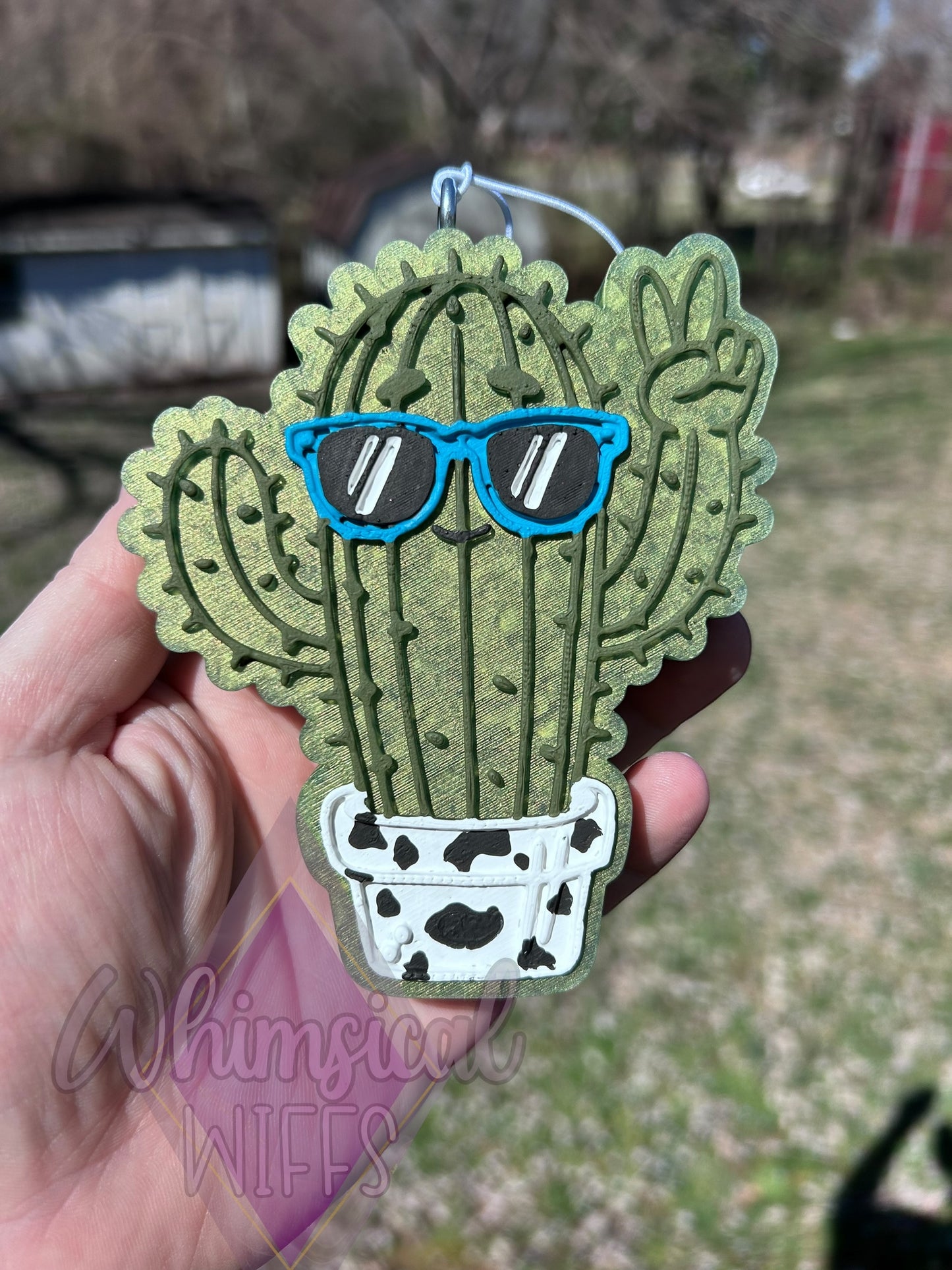 Cactus with sunglasses Mold