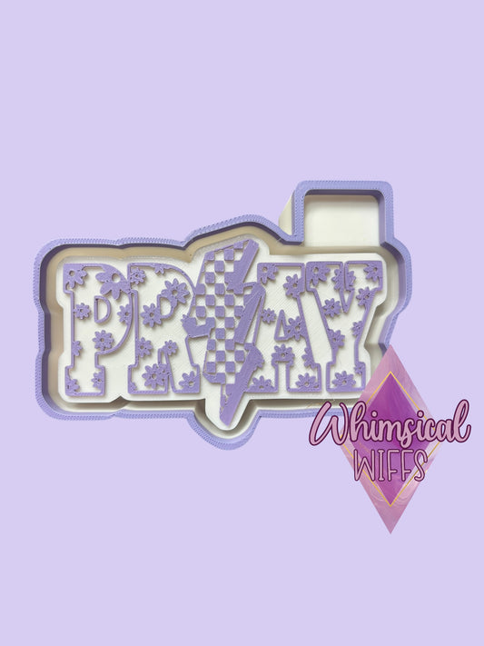 Pray Floral Mold