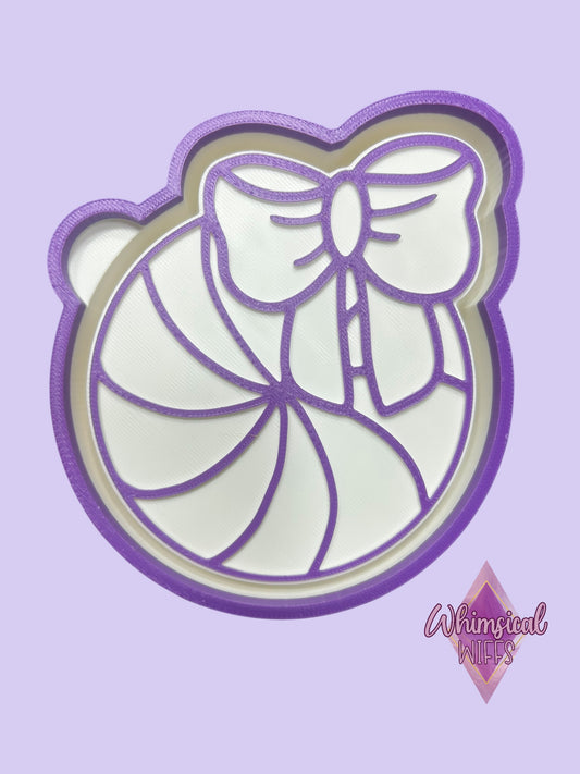 Peppermint with Bow Mold