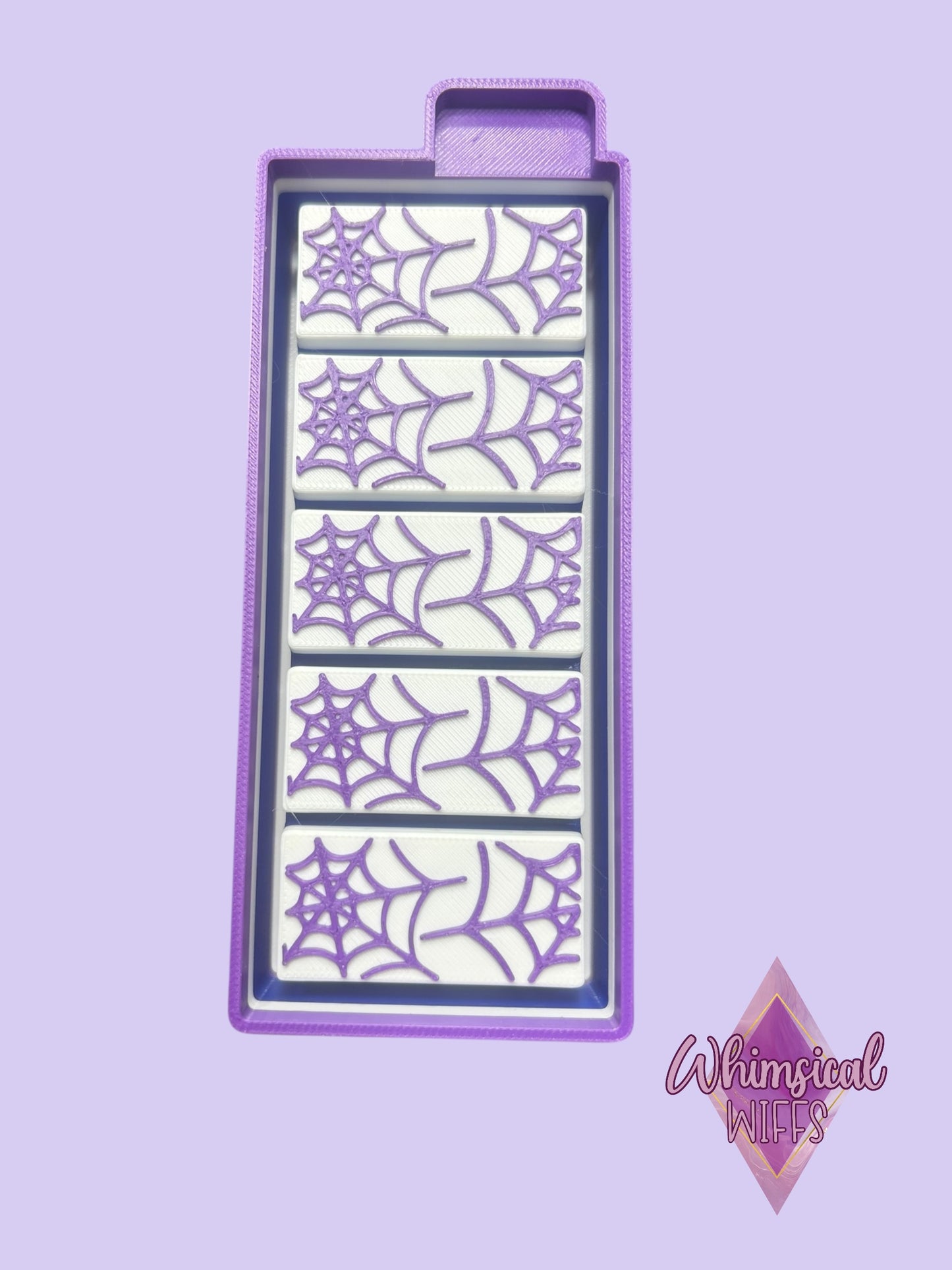 Spider webs snap bar Wax melt Mold