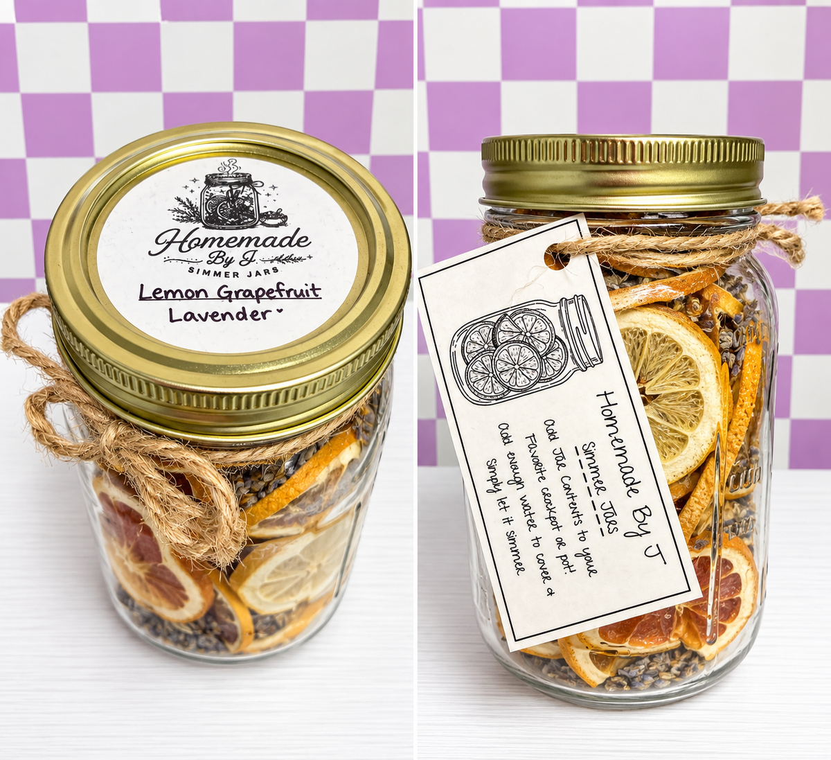 Homemade by J Simmer Jars home fragrance