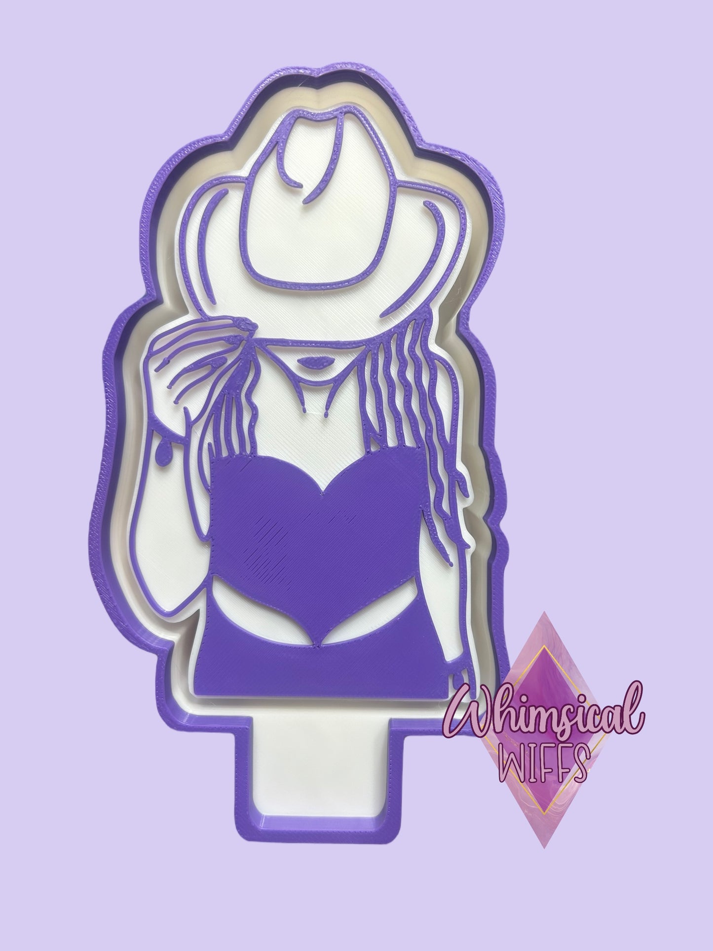 Tipped Hat Cowgirl Mold