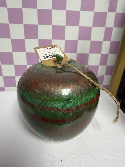 Resin Apple Jar