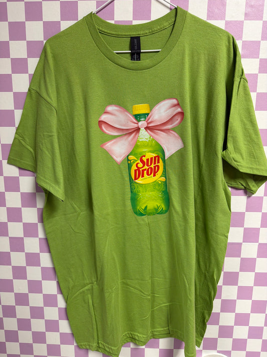 Sundrop - Lime Green - XL graphic T-shirt by Radiant & Flare Apparel