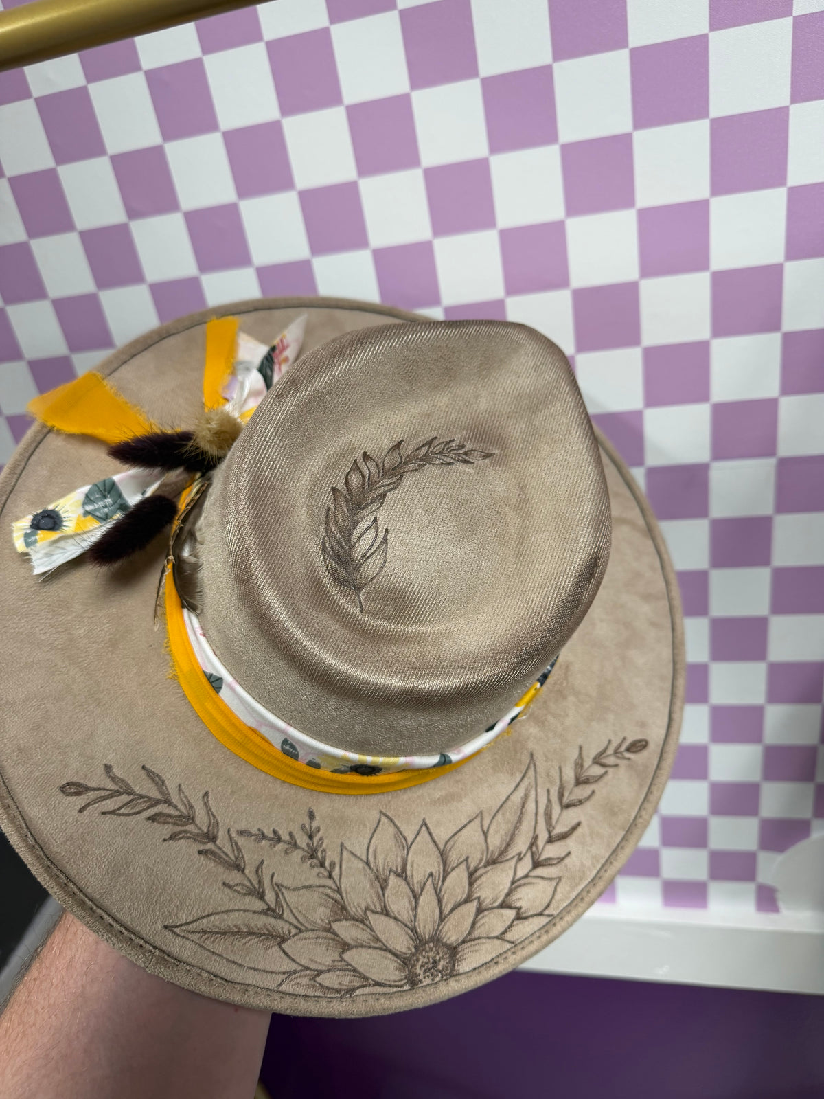 Hand-Engraved Hat #1
