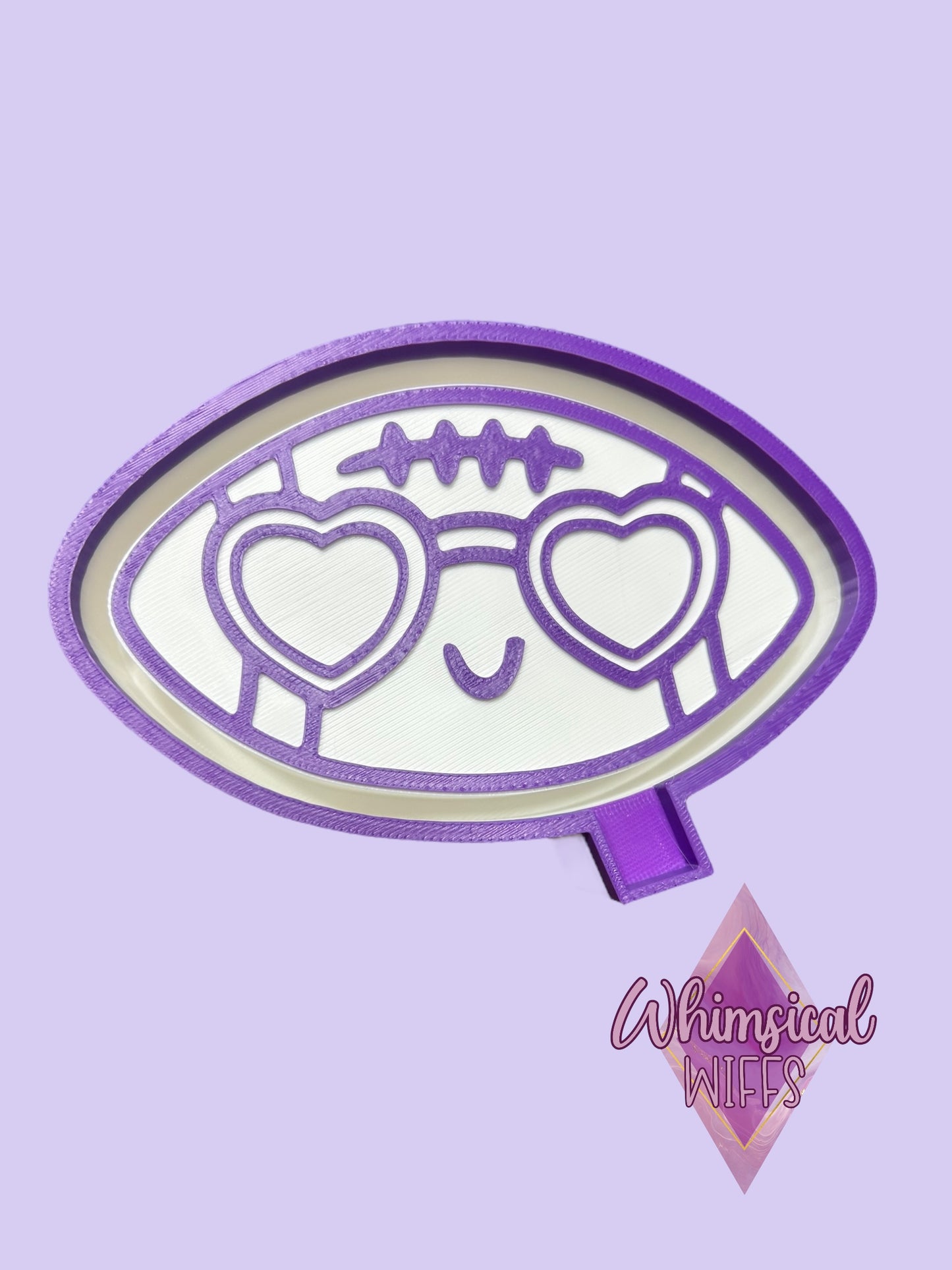 Football with glasses Mold