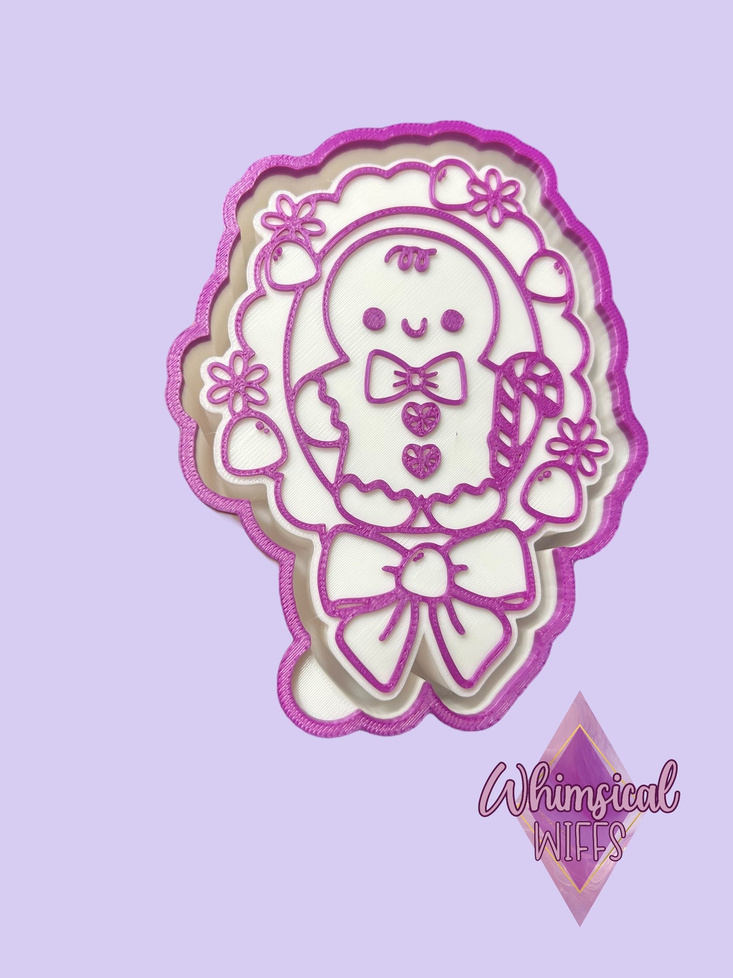 Gingerbread in Bow frame Mold