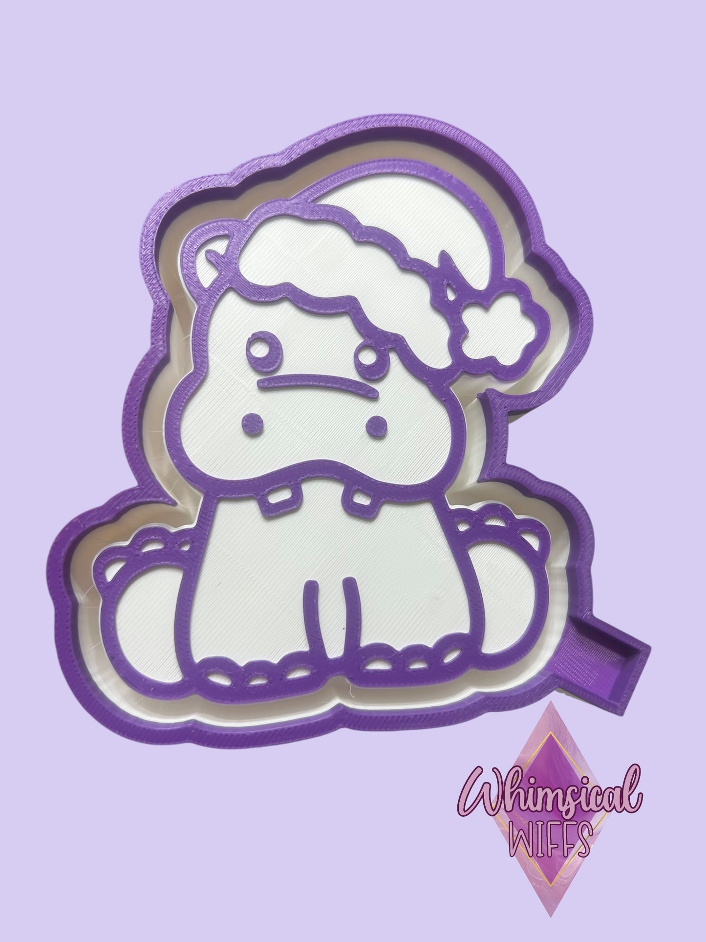 Christmas Hippo Mold