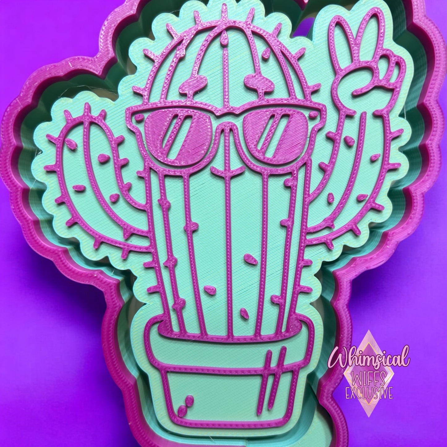 Cactus with sunglasses Mold