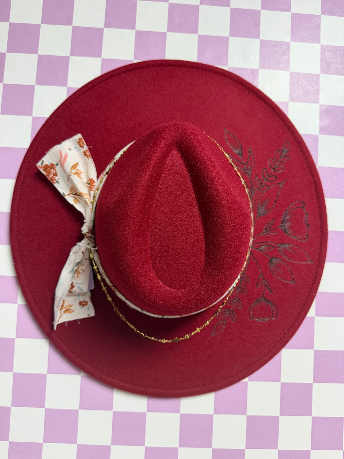 Hand-Engraved Hat #8
