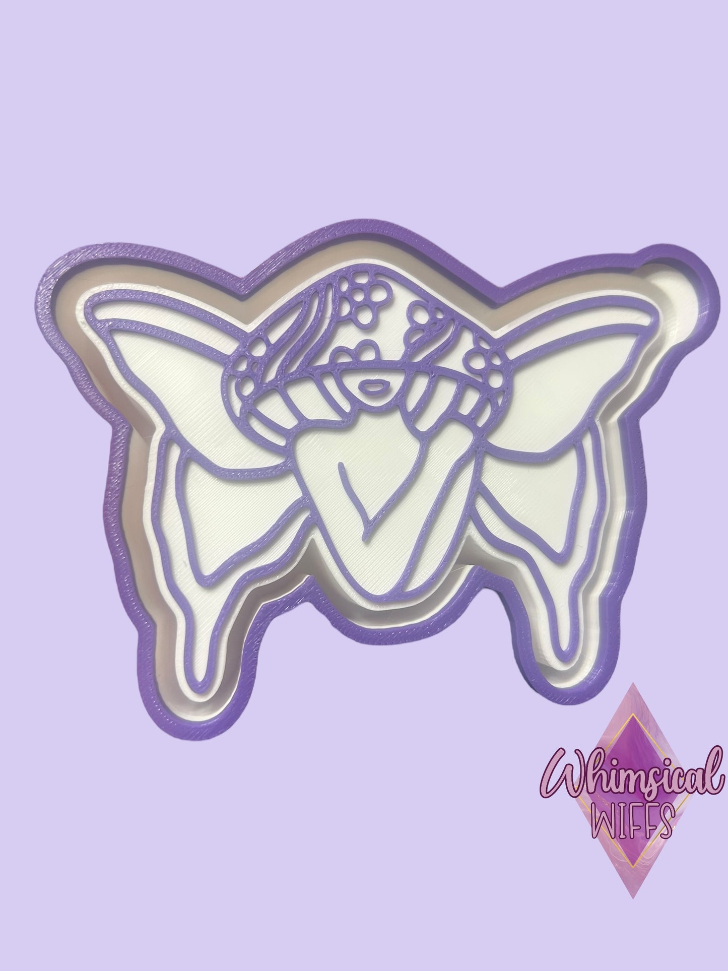 Groovy mushroom fairy with wings Mold