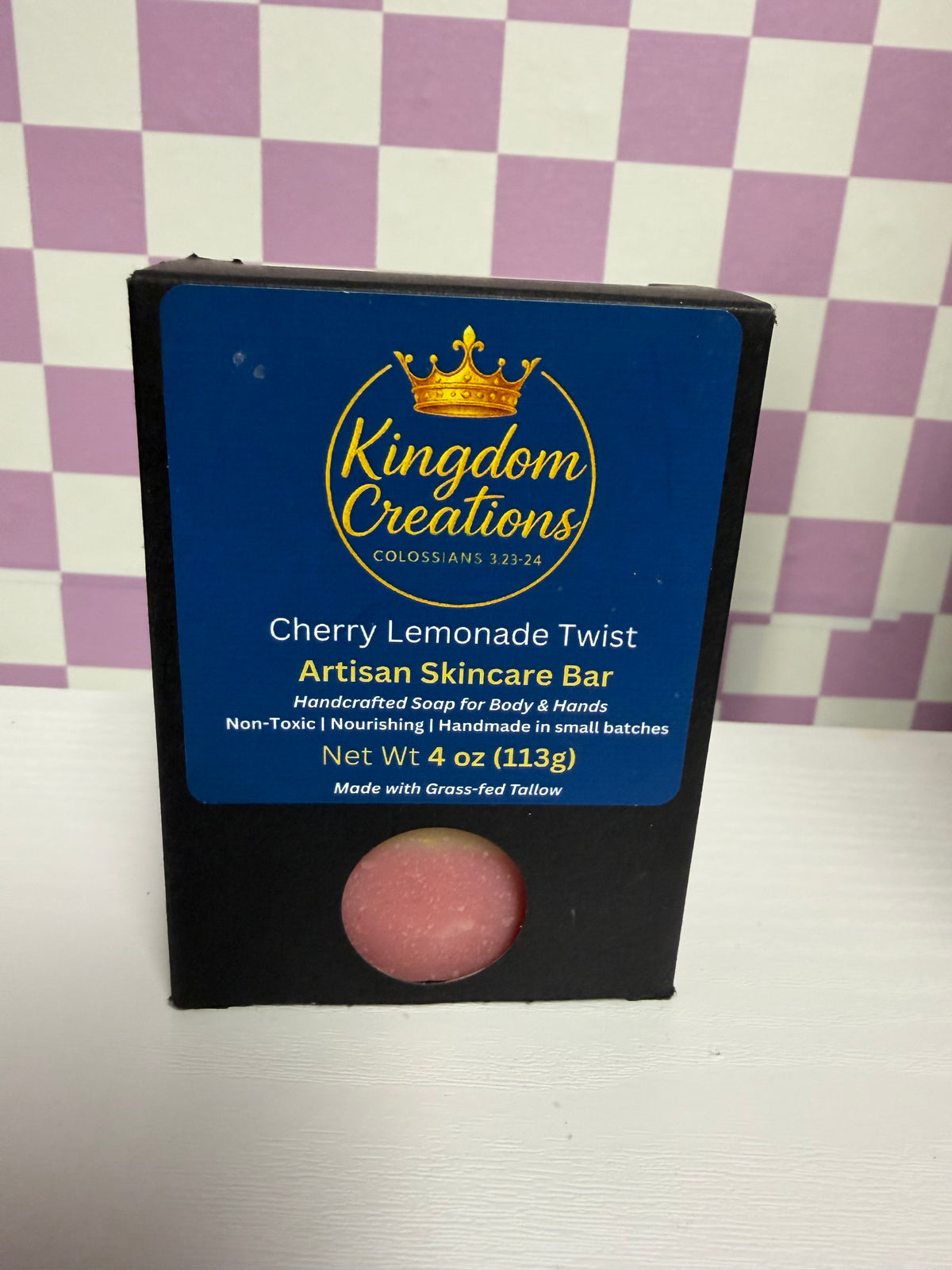 Cherry Lemonade Twist Handmade Soap