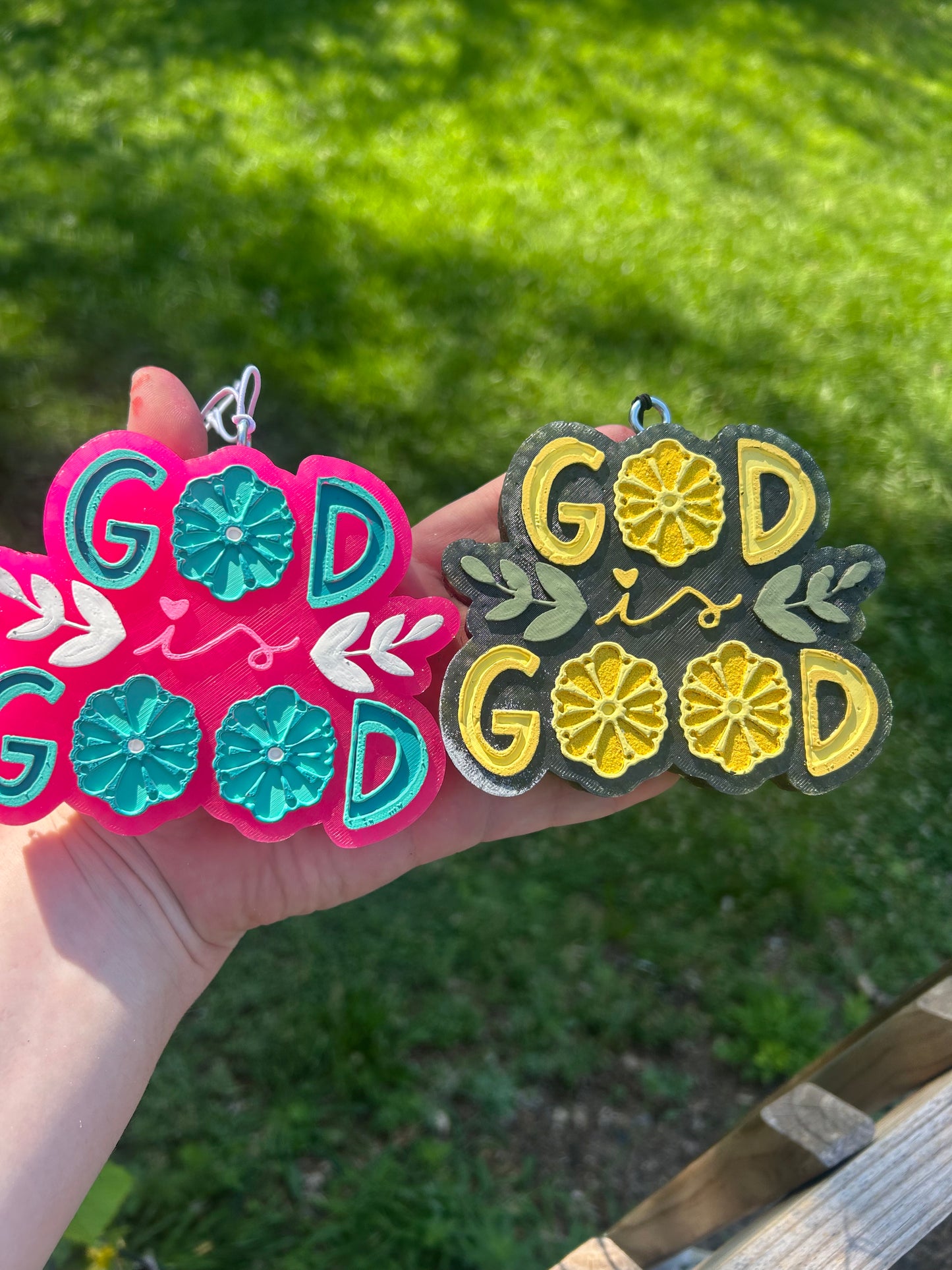 God is Good Turquoise Mold