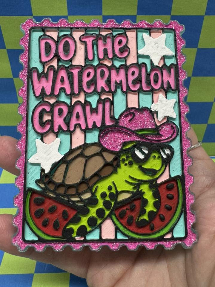 Watermelon Crawl Turtle Mold