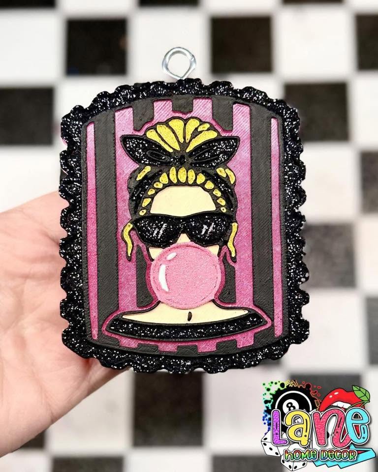 Striped Stamp Girlie Mold