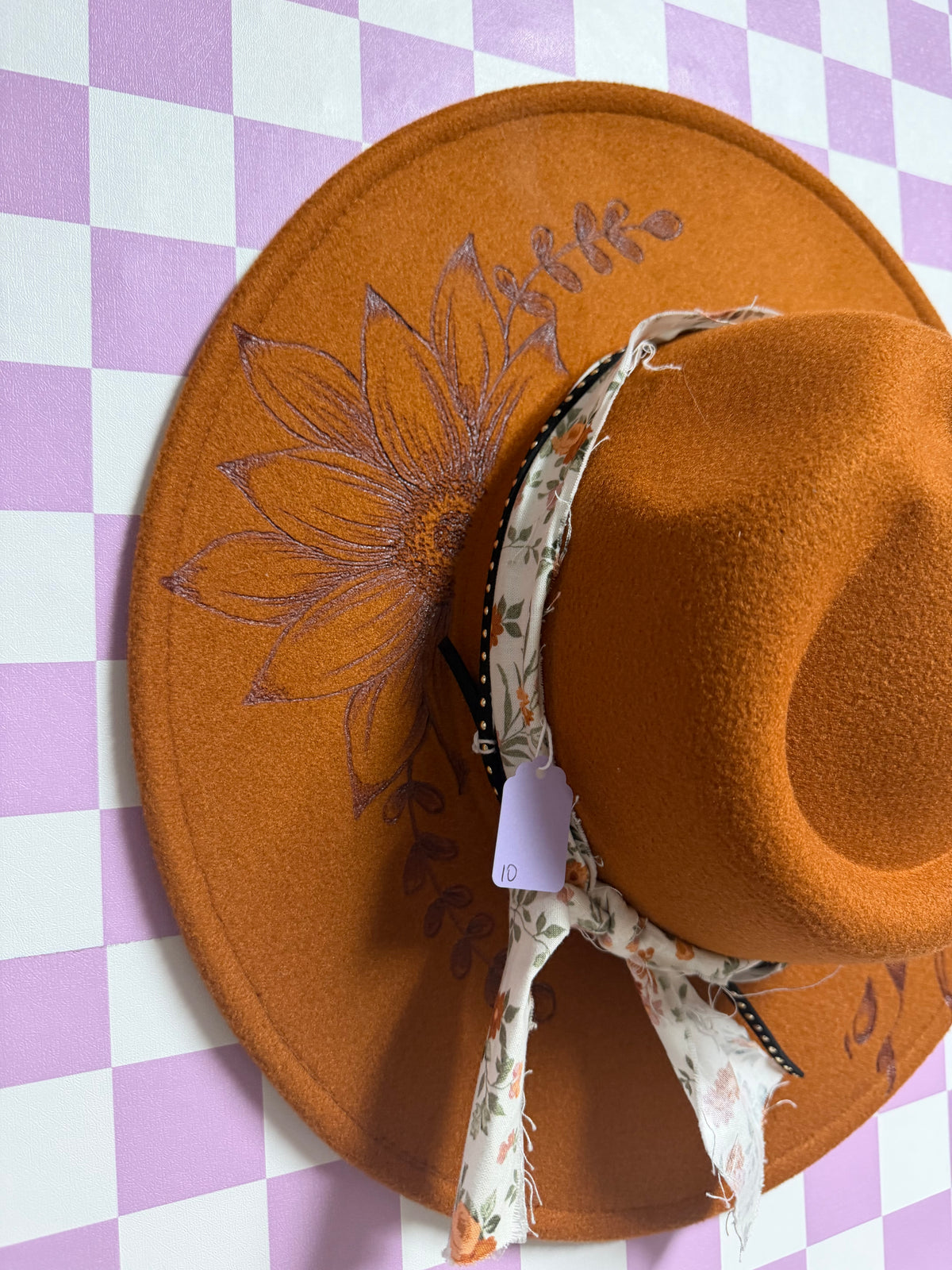 Hand-Engraved Hat #10