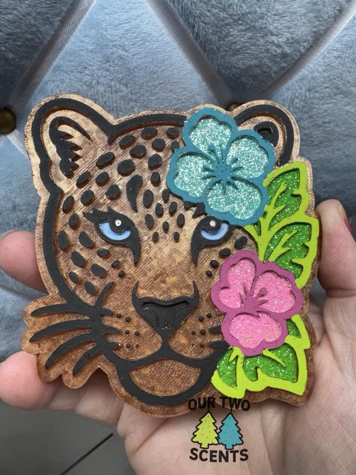 Leopard Floral Mold