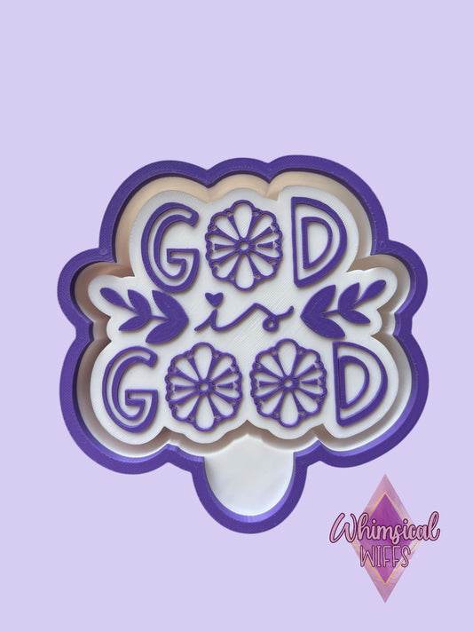 God is Good Turquoise Mold