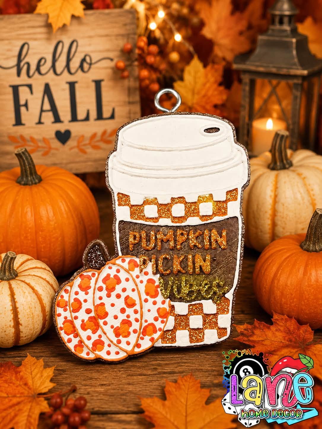 Decorated Pumpkin Pickin' Vibes freshie example.