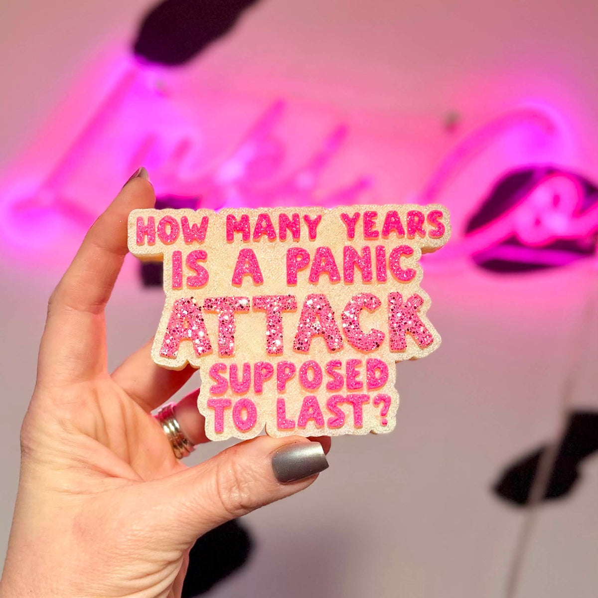 Decorated Years Panic Attack freshie example.